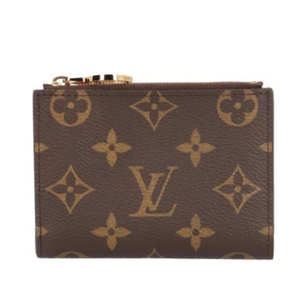 Louis Vuitton Portefeuille Lisa Monogram Bi fold Wallet Canvas